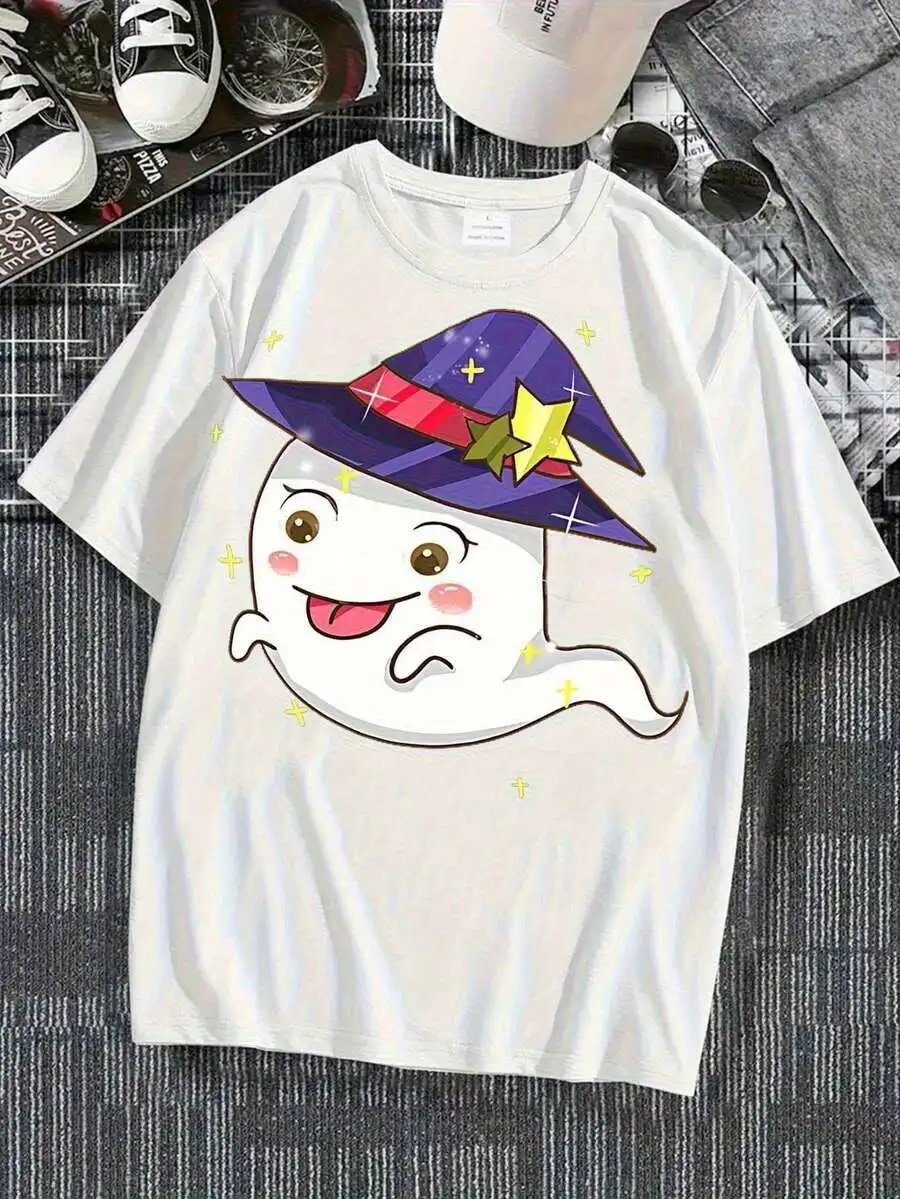 Ghost Witch Hat Arabic Travel Undershirt Rock Band Cool Gifts Pool Male Party New Collection Deporte