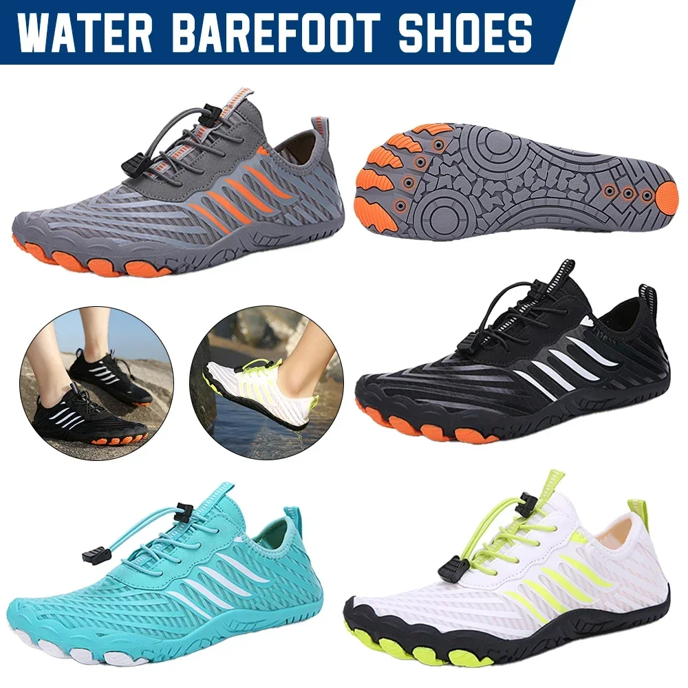 Water Barefoot Shoes Breathable Quick-drying Anti Slip Summer Sneakers Unisex Beach Hiking River Sea Aqua Shoes for Women Men