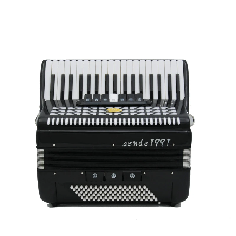 96 Bass 37k Key Three Row Spring Accordion Three Row Spring for Adults and Children Beginners