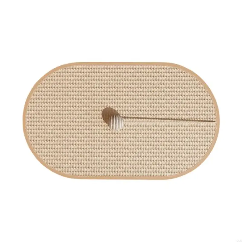 97QD Cats Sisal Tablero rasguño Pegatina pared Sofá Guardia Anti argumento Mat molienda para accesorios actividad