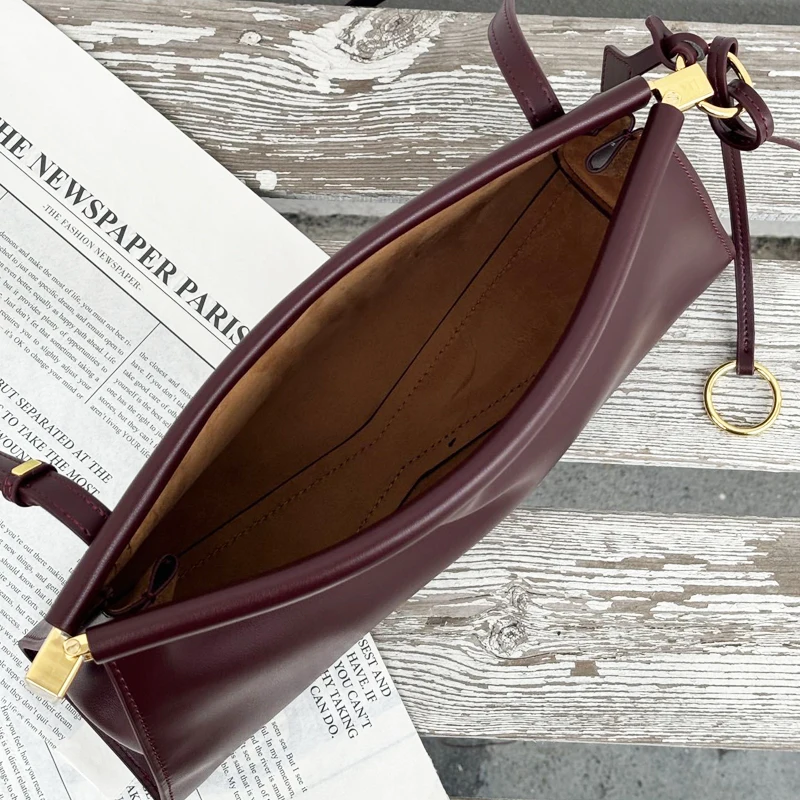 أحرف مخصصة مخصصة مجانية حقائب مقطع جلدية أصلية للنساء حقائب مصممة فاخرة ومحافظ 2025 جديدة في حقيبة كتف طبيعية صغيرة تحت الجلد جودة عالية ًالشحن مجانا وصول الشحن السريع #5