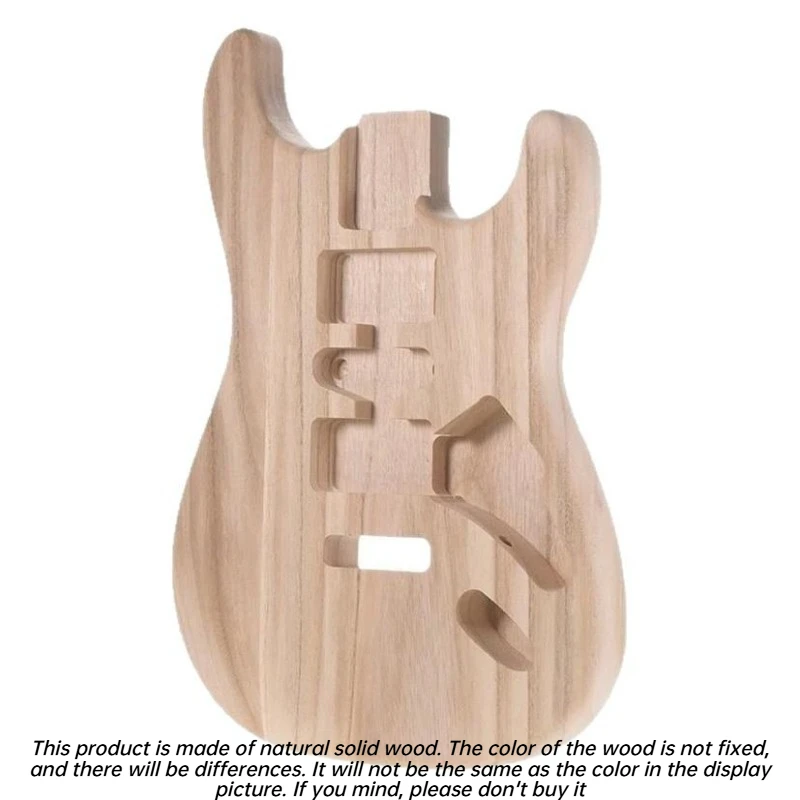 

Basswood Electric Guitar Body for ST01-DT DIY Guitars Barrel Unfinished Handmade Guitar Body Replacement Guitars Accessories