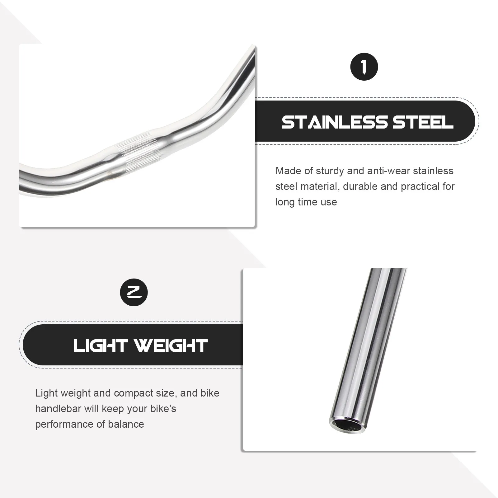 

Руль для велосипеда из нержавеющей стали U-образной формы, ретро-стиль, для горного велосипеда, сменный, аксессуар для велоспорта