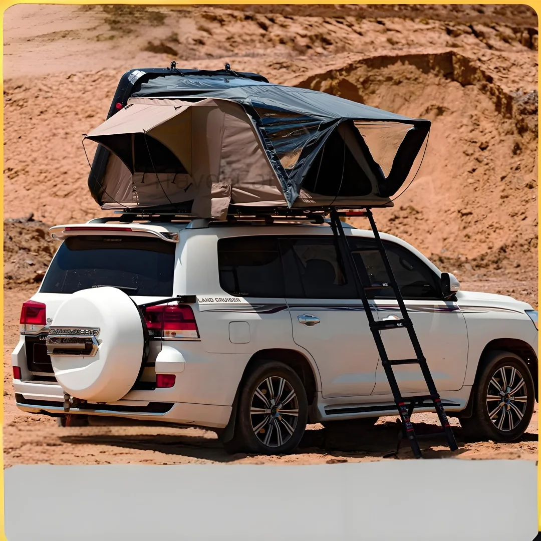 Hardshell Roof Top Tent with Mattress & LED Lighting,Custom