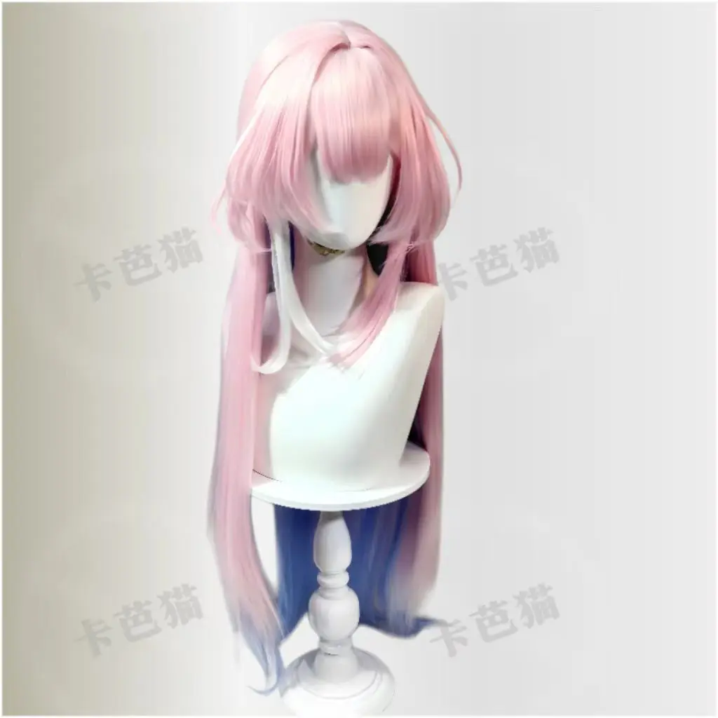 Honkai Star Rail アケロン アニメ コスプレウィッグ オンファロス レイヤード グラデーションカラー シミュレーション頭皮 高品質コスチュームウィッグ
