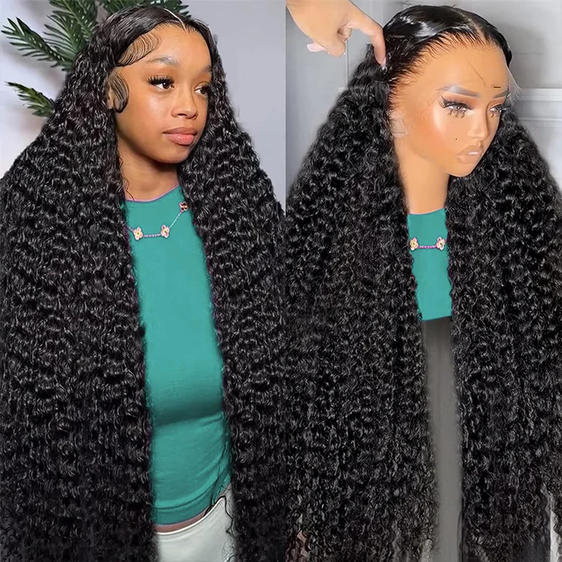 

40 44-дюймовые парики с прозрачной HD-основой 13x6 и 13x4, глубокая волна, из натуральных человеческих волос, плотность 250%, кудрявые, предварительно прорезанные, бразильские волосы для женщин