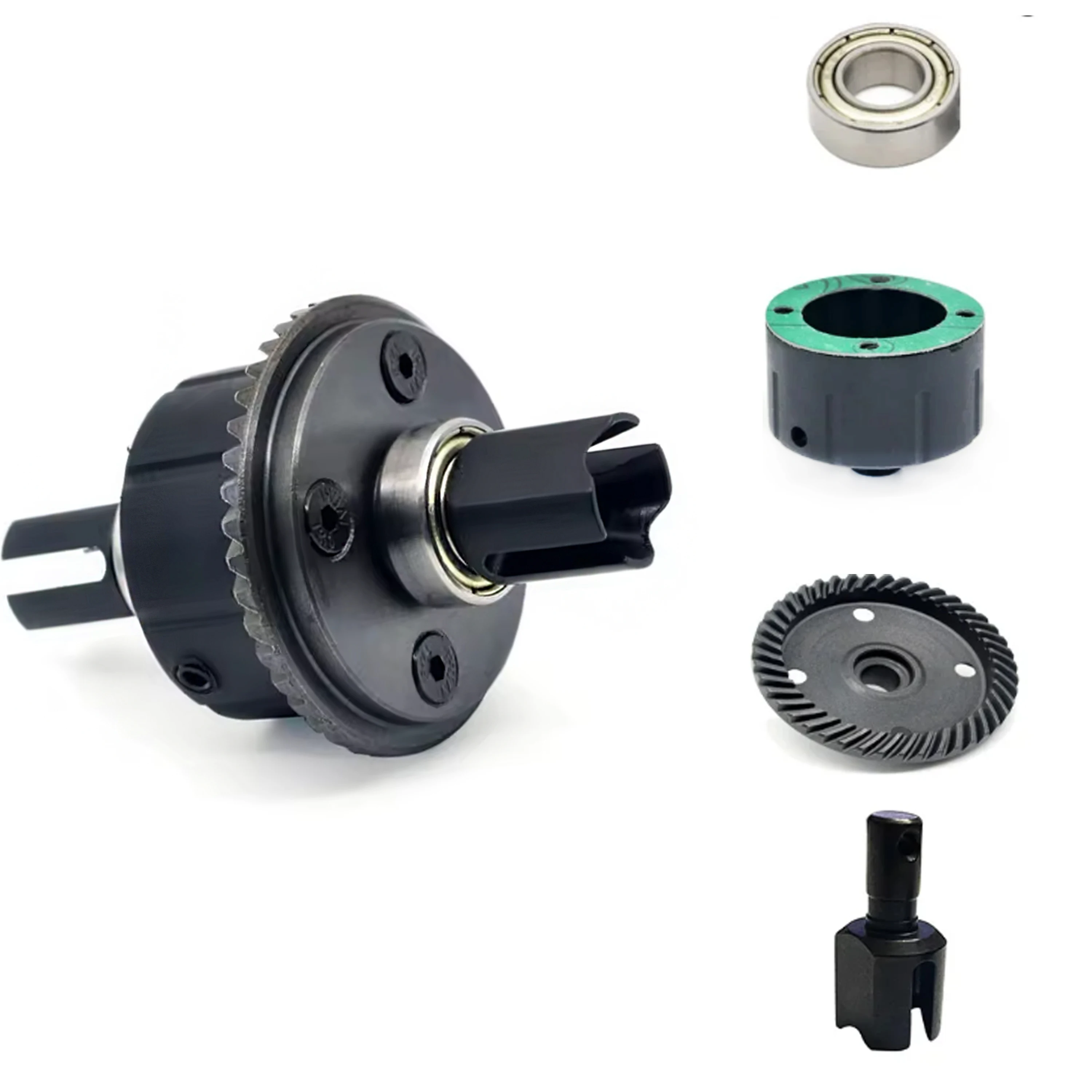 38T Steel Making Front Rear Differential for 1/8 Kyosho Thunder Tiger RC Car Buggy Truck Truggy SCT DF- Models 6737 Differential