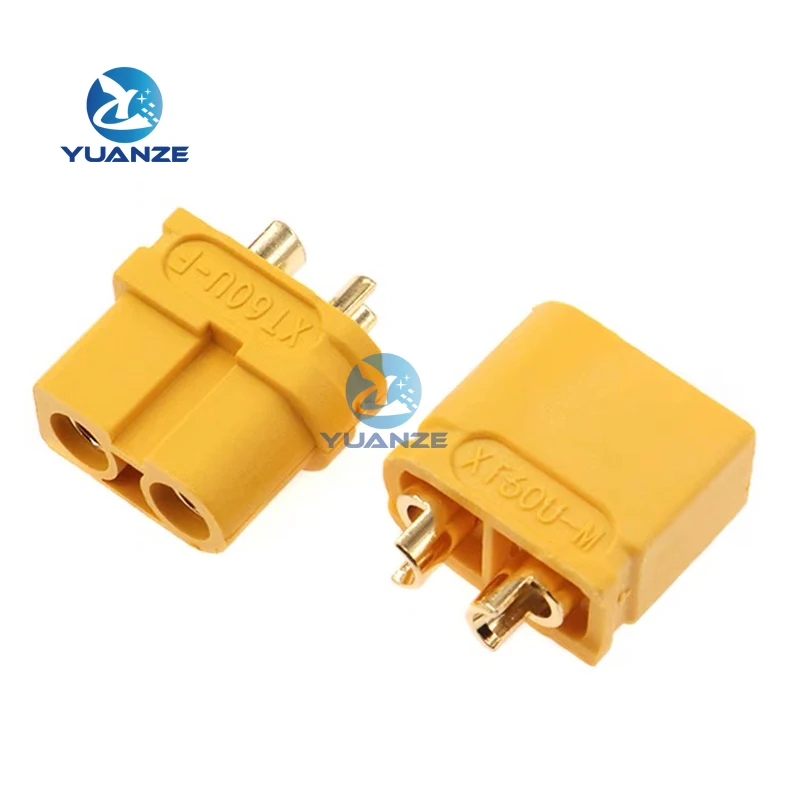 5pcs Amass XT60U XT60 Upgrade Plug Connector with 3.5mm Gold Plated Banana Plug For Rc Drone Car Boat female male XT60U-M/F