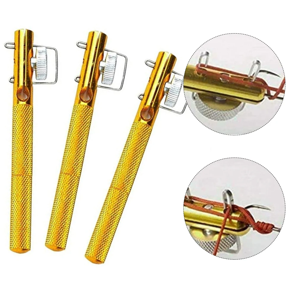 easy fishing hook tying tool Three in One Knot Tie Perfect Knots for Anglers of all Ages Quick Knot How To Use