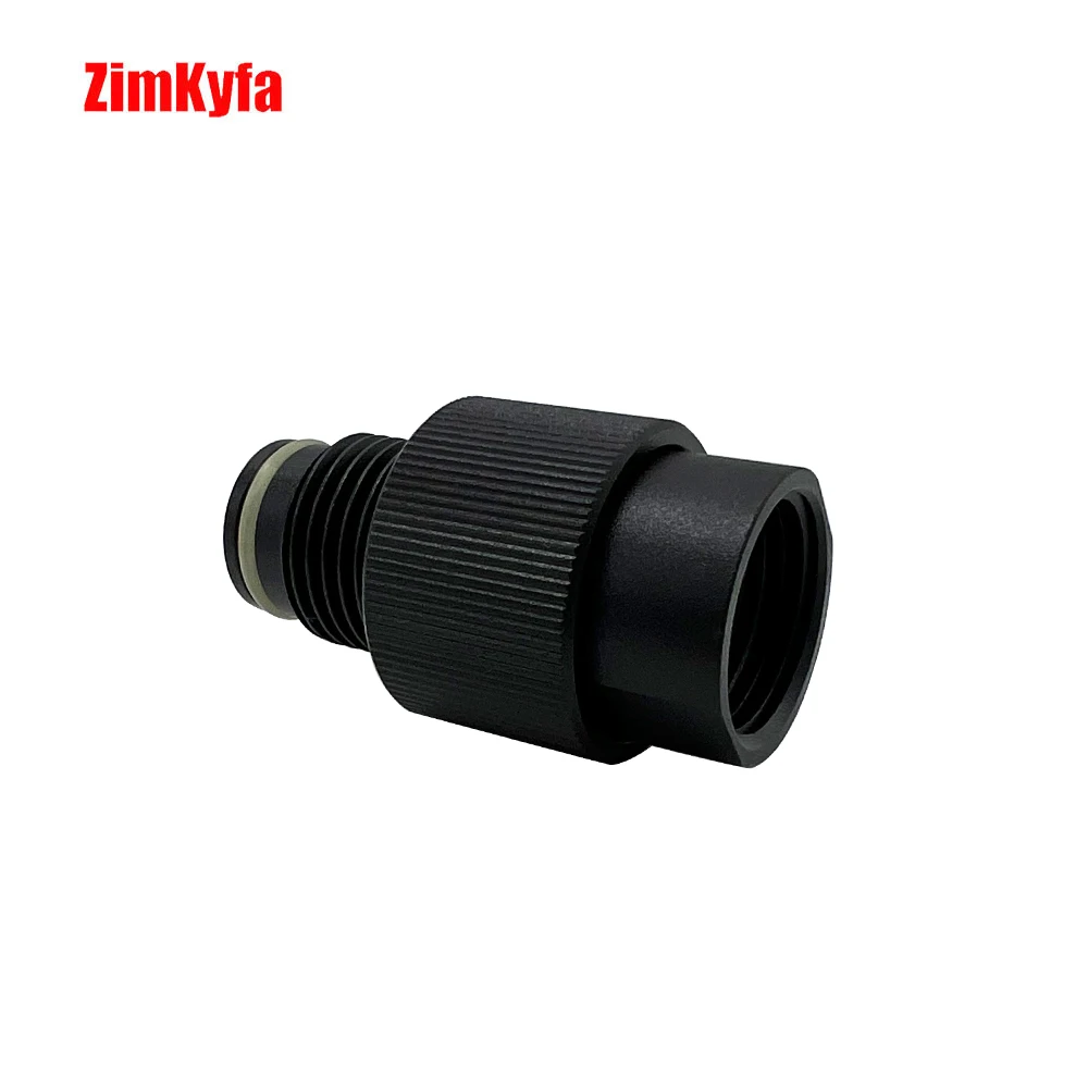 Válvula reguladora de tanque HPA, adaptador de encendido/apagado ASA G1/2-14, Ahorrador de rosca, CO2/Pin de aire comprimido, adaptador decodificador de válvula para herramienta de aire