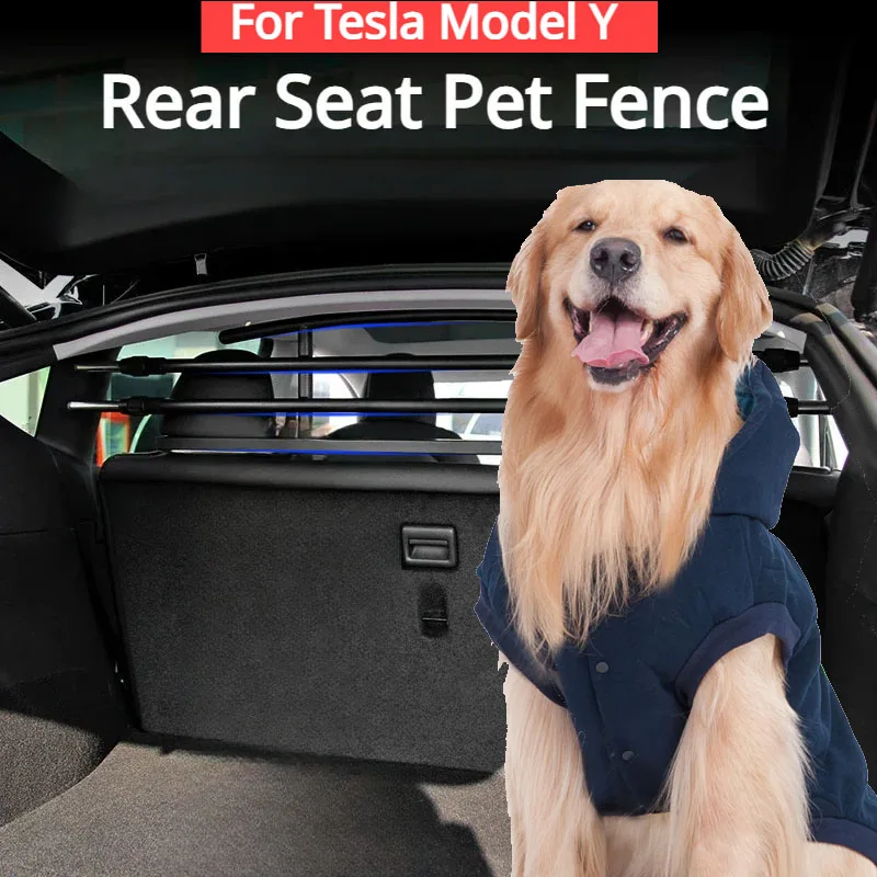 Dog Car Barrier Trunk on-board Pet Fence Railing Tesla Car Modification Parts on-board Car Barrier Accessories For Tesla ModelY