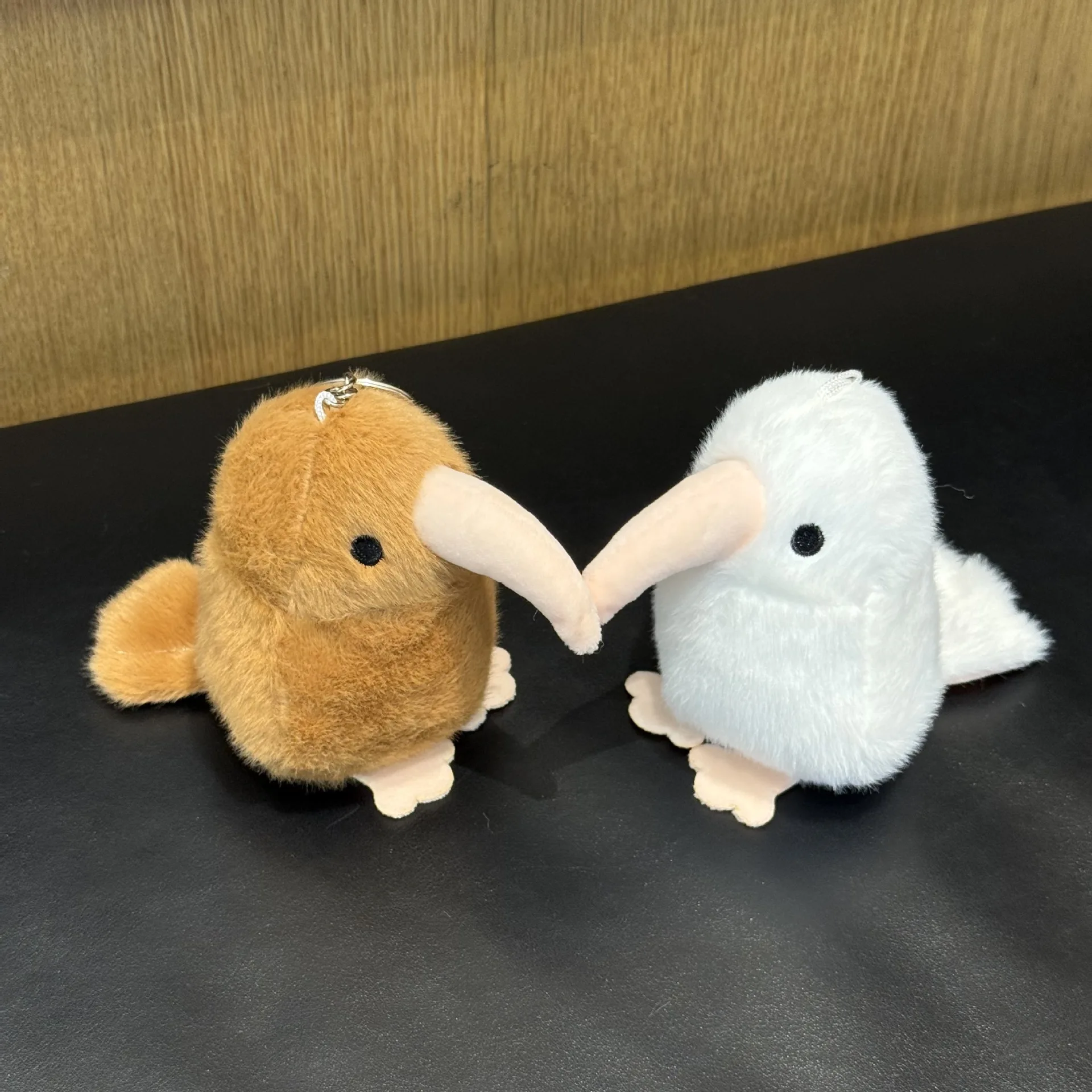 Adorable Plush Bird Toys Hanging Accessories Kiwi Bird Plushie Cartoon Book Bag Hanging Keychain Doll
