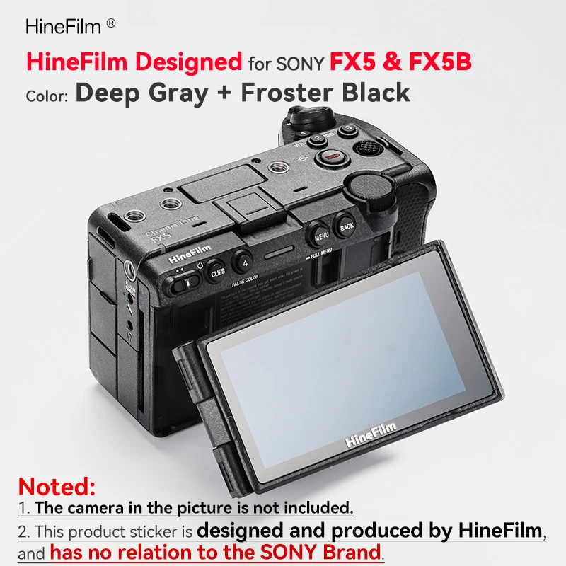 Hinefilm Skin für Sony ILME-FX5 Kamera, Aufkleber für Sony ILME-FX5B Kamera, Dekorfolie FX5 FX5B, Schutzfolie FX 5, kratzfeste Folie – Detail 21