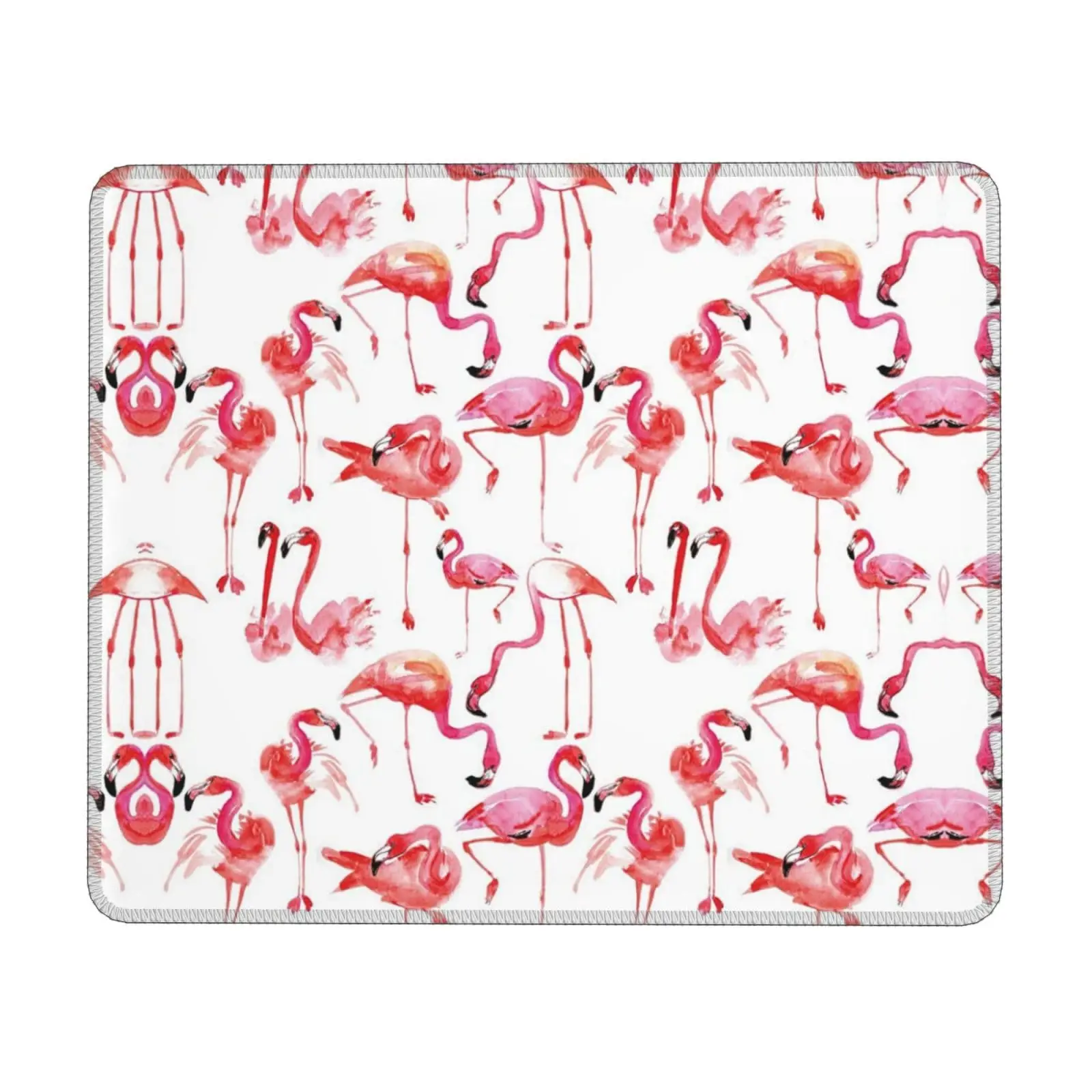 

High Quality Vintage Flamingo Printing Lock Edge Gaming Mousepad Gamer Mouse Mat Keyboard Mats Desk Pad Mousepads 30x25cm