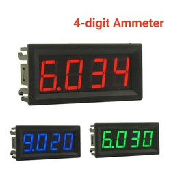 0.56 inch 4-bit LED Digital High Precision DC Ammeter 0 -10A Current Tester Gauge with Wire