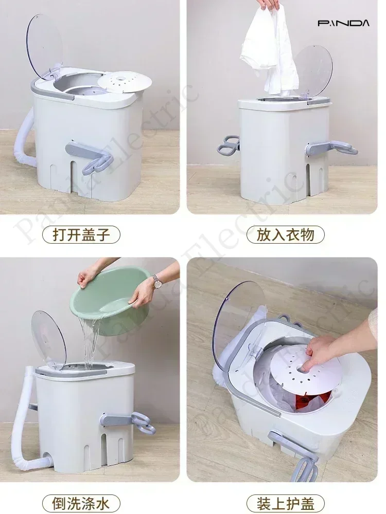 Manual washing machine new style student dormitory hand-cranked household small socks washing no electricity required mini
