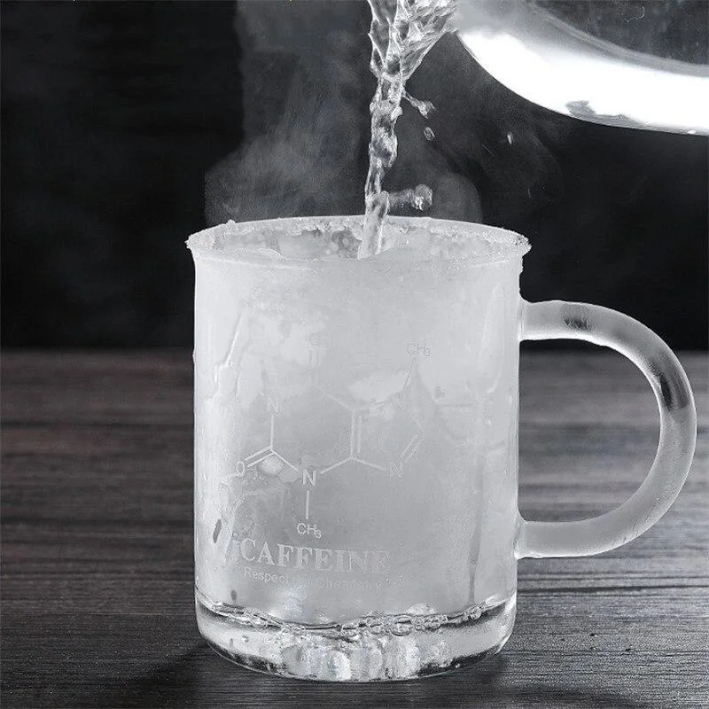 450 مللي كوب زجاجي متدرج مقاوم للحرارة فنجان قهوة الحليب الإفطار كوب المطبخ مكتب المنزل درينكوير