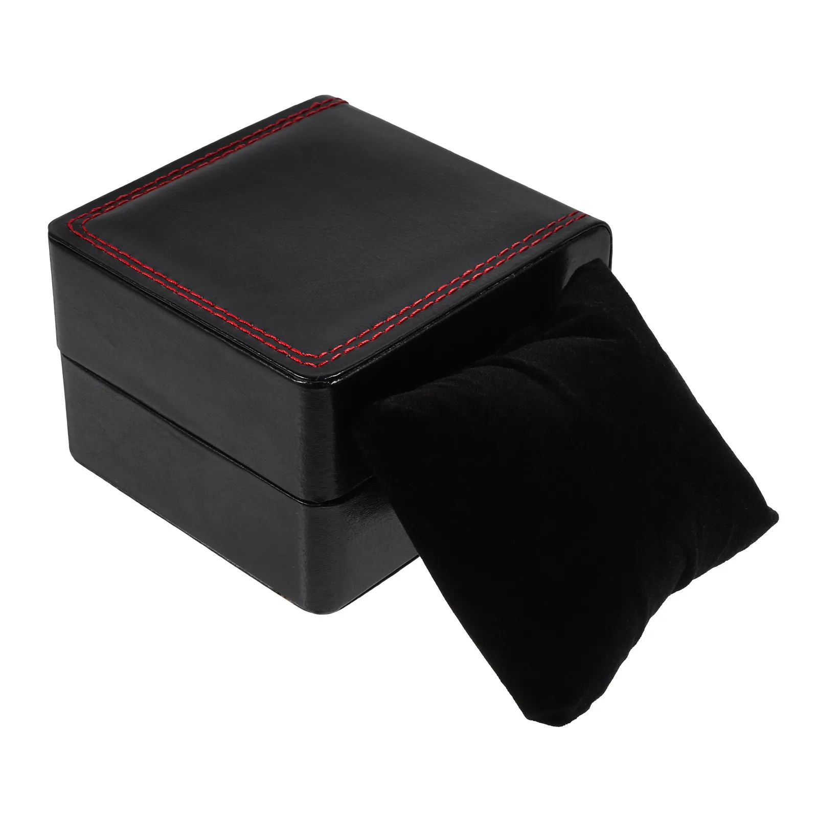 

PU Watch Case Single Grid Luxury Storage Box Removable Most Styles Display Organizer Gift