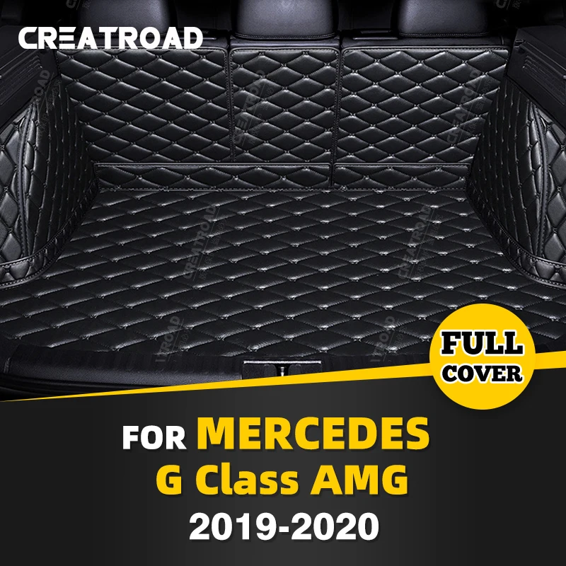 

Auto Full Coverage Trunk Mat For Mercedes Benz G Class AMG 2019 2020 Car Boot Cover Pad Cargo Interior Protector Accessories