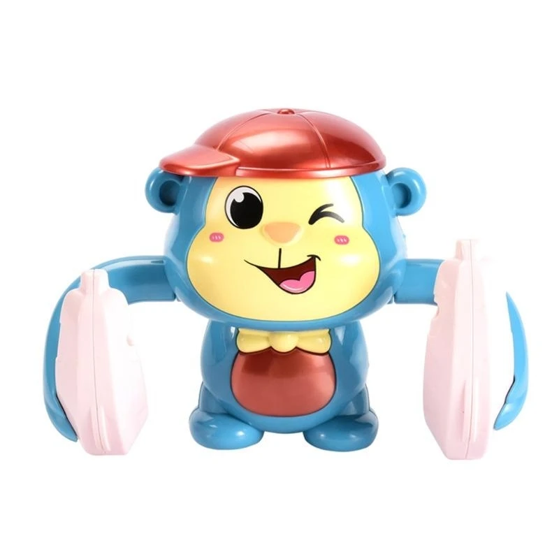 Y4QA Lovely Rotary Monkey Colorful Relieve Pressure Light Music Birthday Gifts