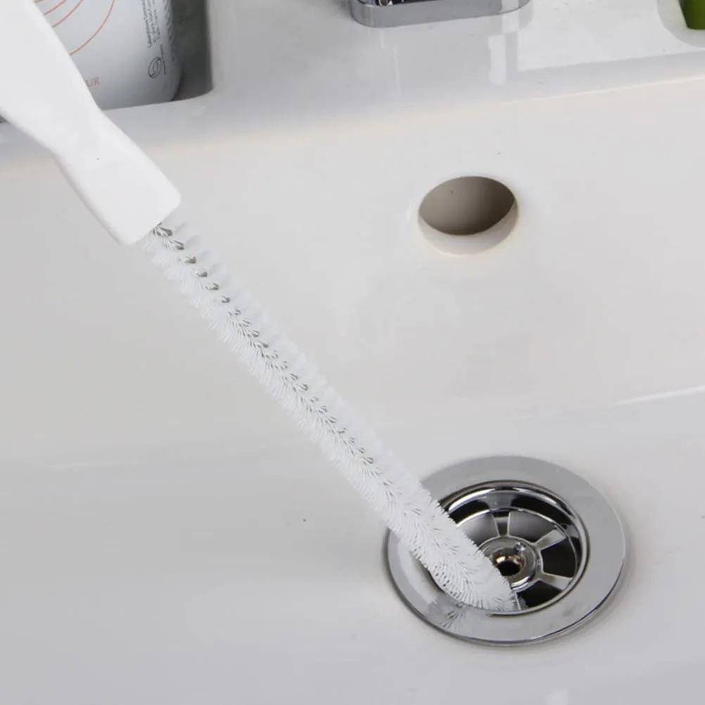 

1Pcs Flexible Drain Cleaning Brush Durable ABS Nylon Fiber Sink Toilet Bathtub Hair Clog Remover Tool Drain Clog Cleaner