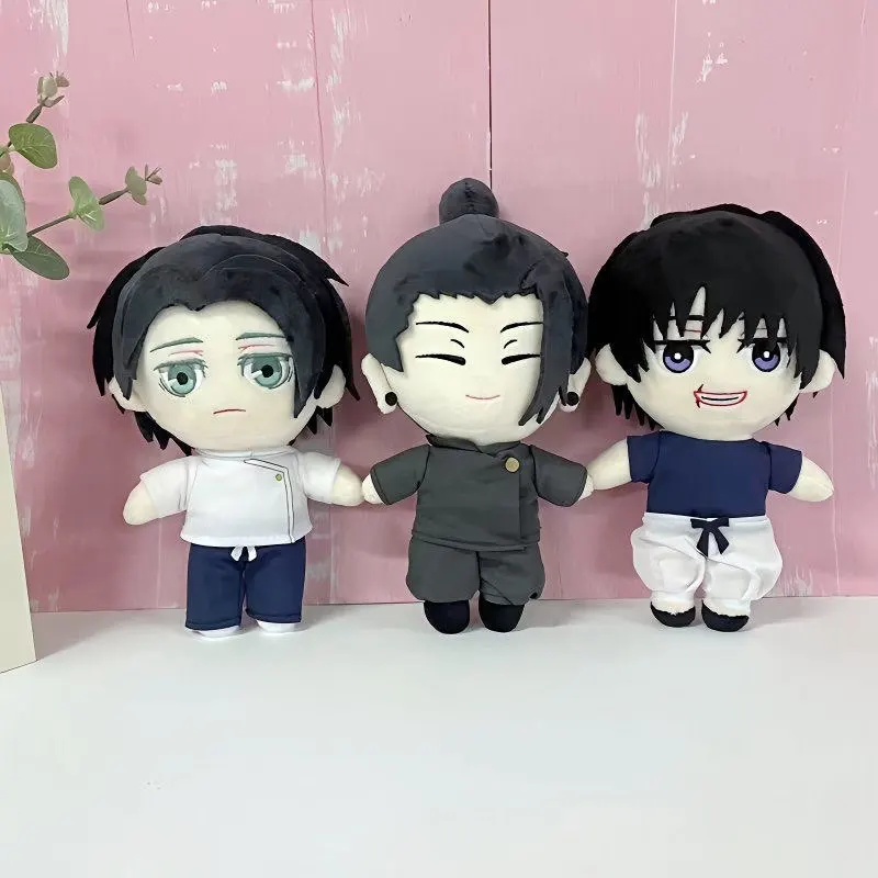 

20cm Fushiguro Toji Plush Doll Cute Soft Anime Okkotsu Yuta Stuffed Pillow Geto Suguru Plusie Toys Fans Holiday Birthday Gift