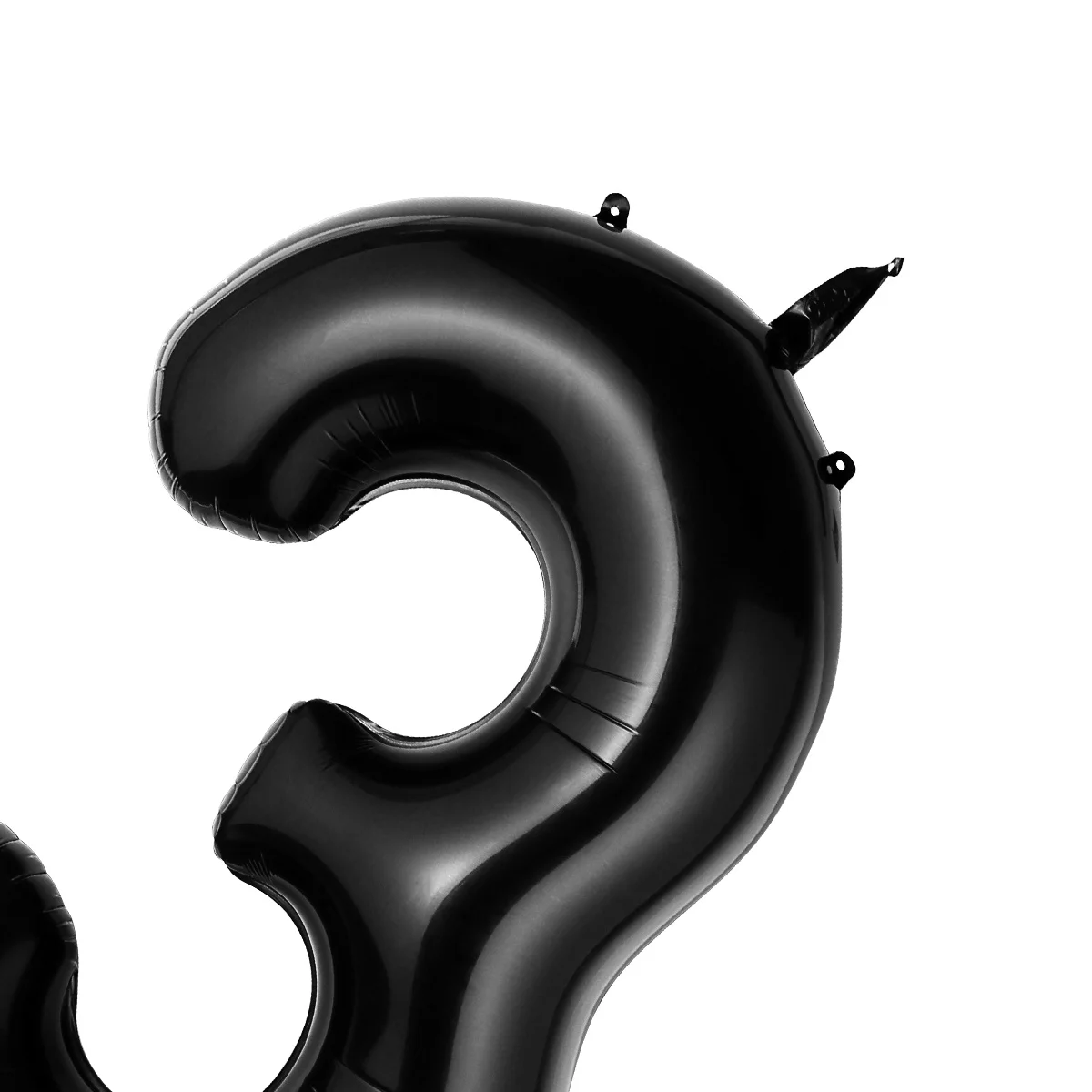 

40 Inch Black 30 Number Balloons for Anniversary Party Supplies Jumbo Foil Birthday Decorations with Hole for Hanging Reusable