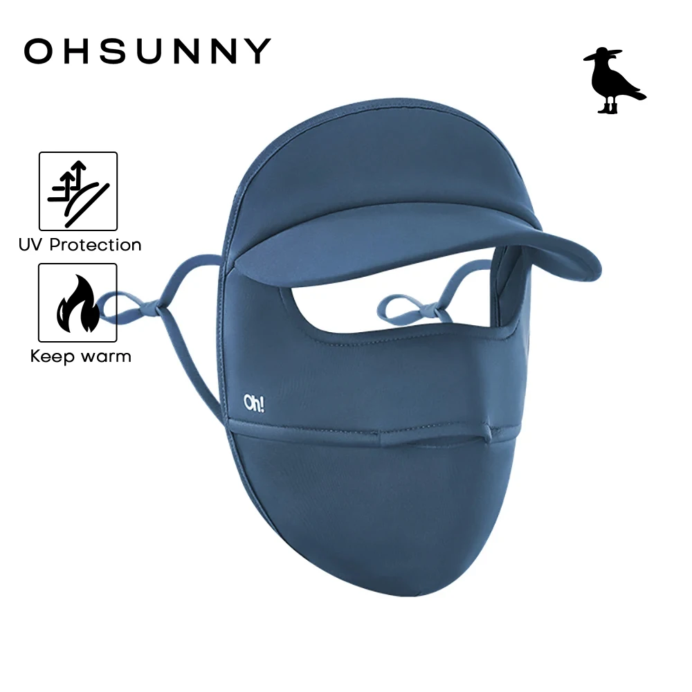 

Зимняя маска OHSUNNY с капюшоном, утепленная ветрозащитная маска для защиты лица на открытом воздухе в холодную погоду