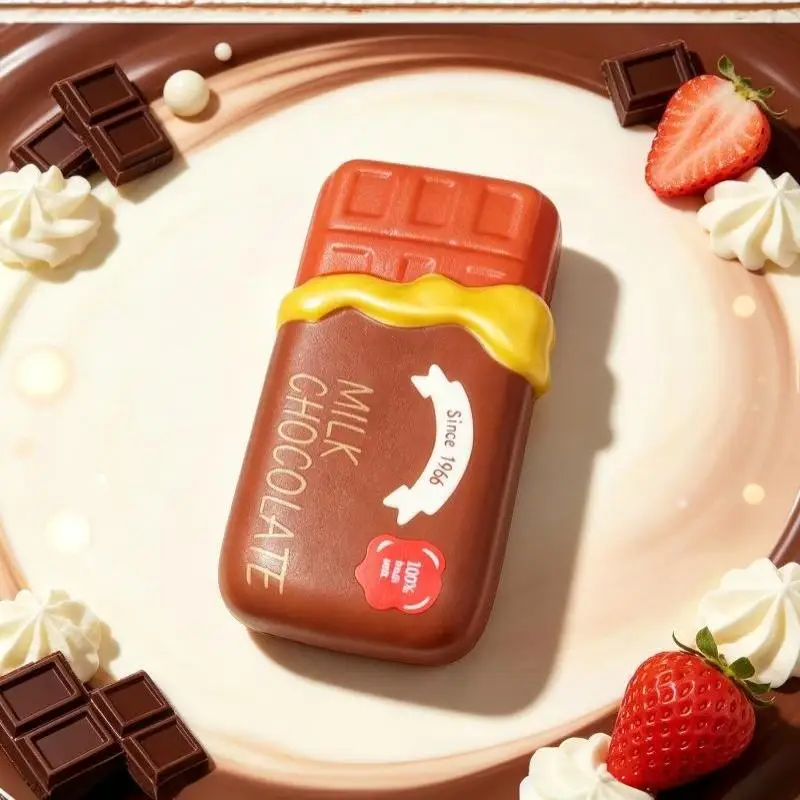 Simulation Chocolate Slow Rebound Squeeze Toy 1Pcs Realistic Texture Stress Relief Toy for Kids Birthday Gift Party Favors