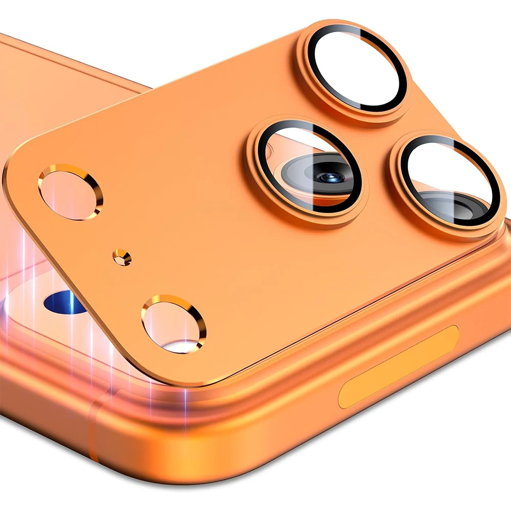 Metal Glass Camera Lens Protector Yij Cover For iPhone 17 Pro Max 17 Air 17 Plusi 17Pro Protection Phone Accessories Black