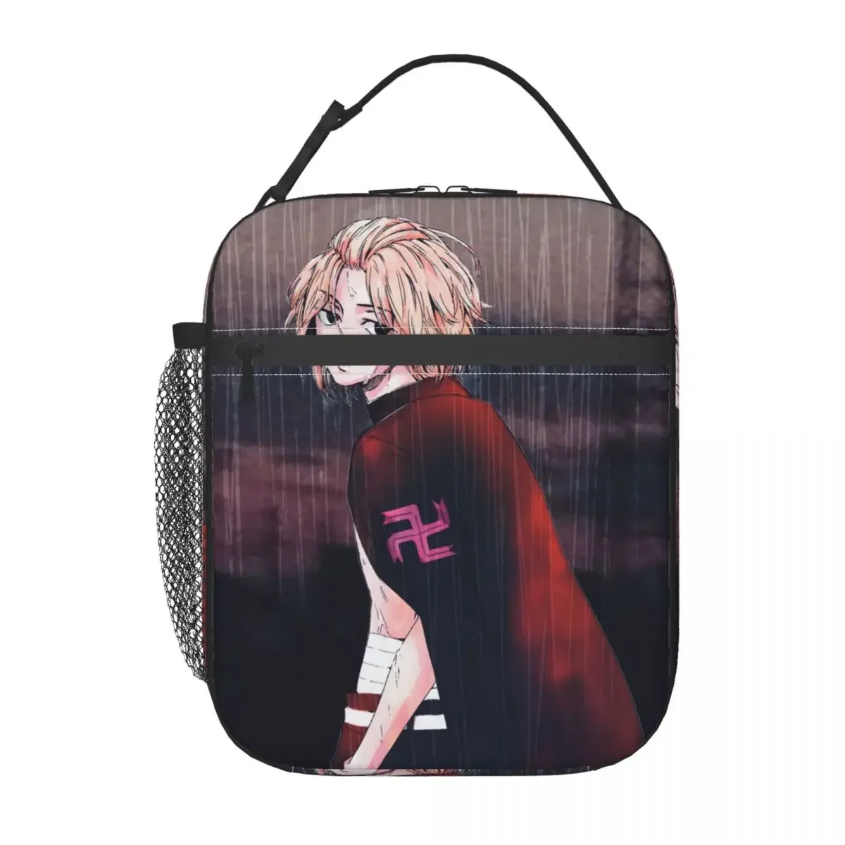 Tokyo Revengers Manga Anime Insulated Lunch Bags for School Office Sano Manjiro Mikey Portable Cooler Thermal Bento Box Women