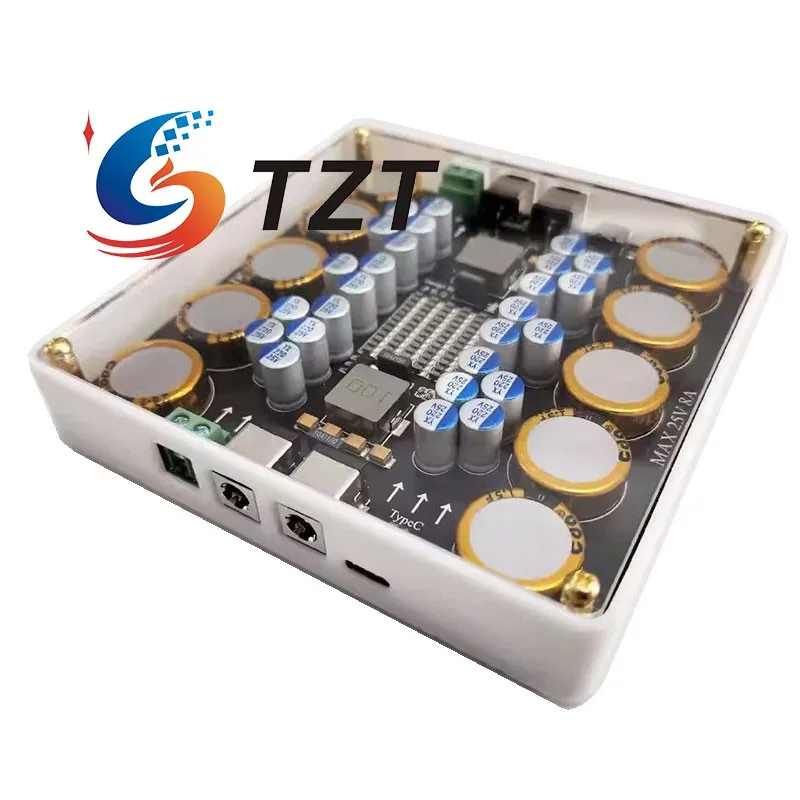 TZT 5V-25V 8A Power Filter Type-C Power Purifier Plug and Play for Switching Power Supply and Linear Power Supply