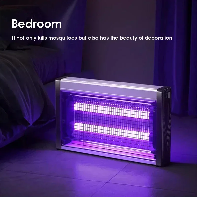 

220V Electric Mosquito Catcher Lamp UV LED Light Insect Trap Powerful Pest Control Electric Bug Device Home Indoor Outdoor