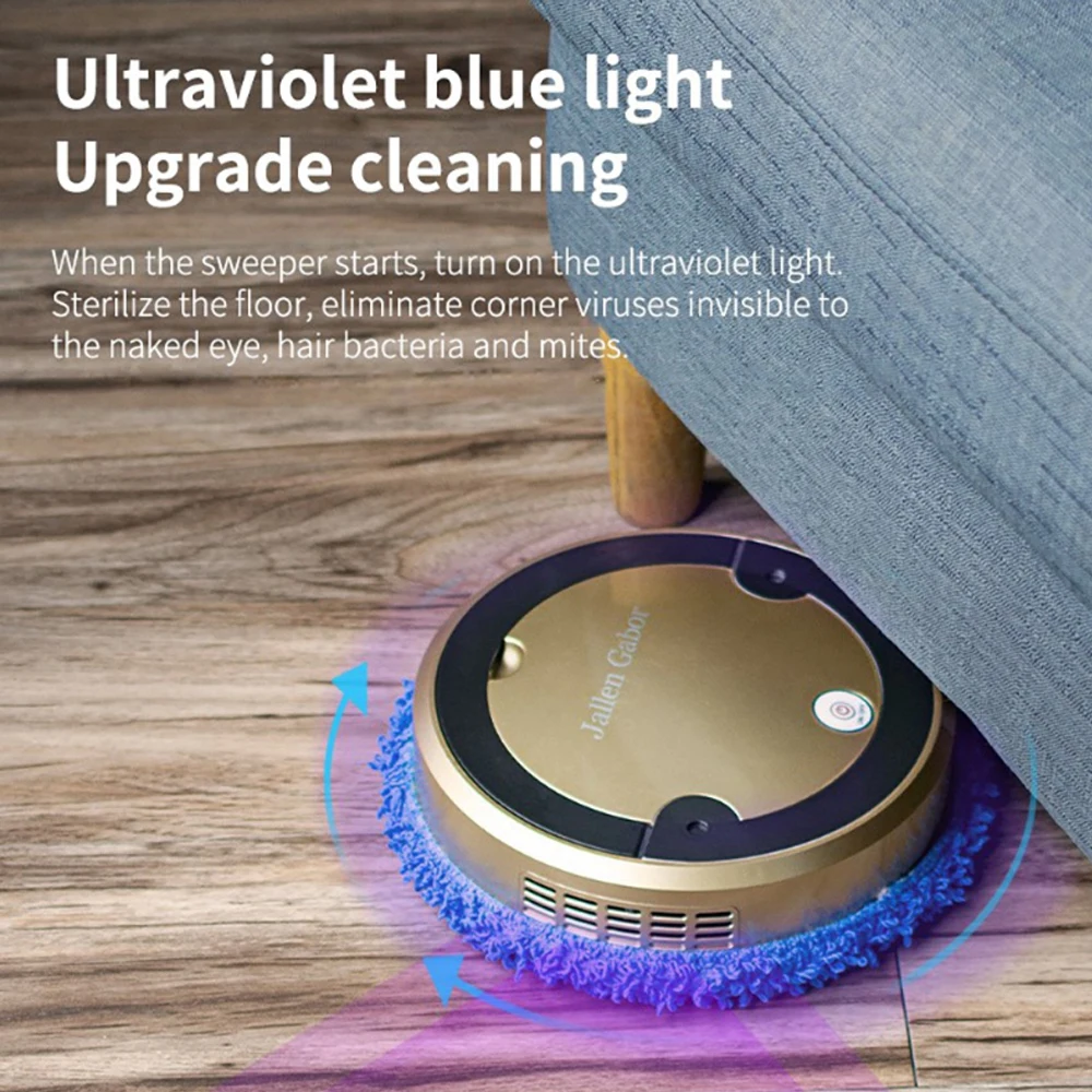 New Mopping with Sprayer Machine Wet and Dry Smart Home Floor Sweeping Automatic Electric Floor Mops Floor Steam Cleaner Robot