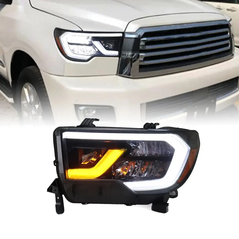 

Модифицированные аксессуары для Toyota Tundra 07-13 и Toyota Sequoia 08-18, фара в сборе, модифицированные светодиодные дневные ходовые огни