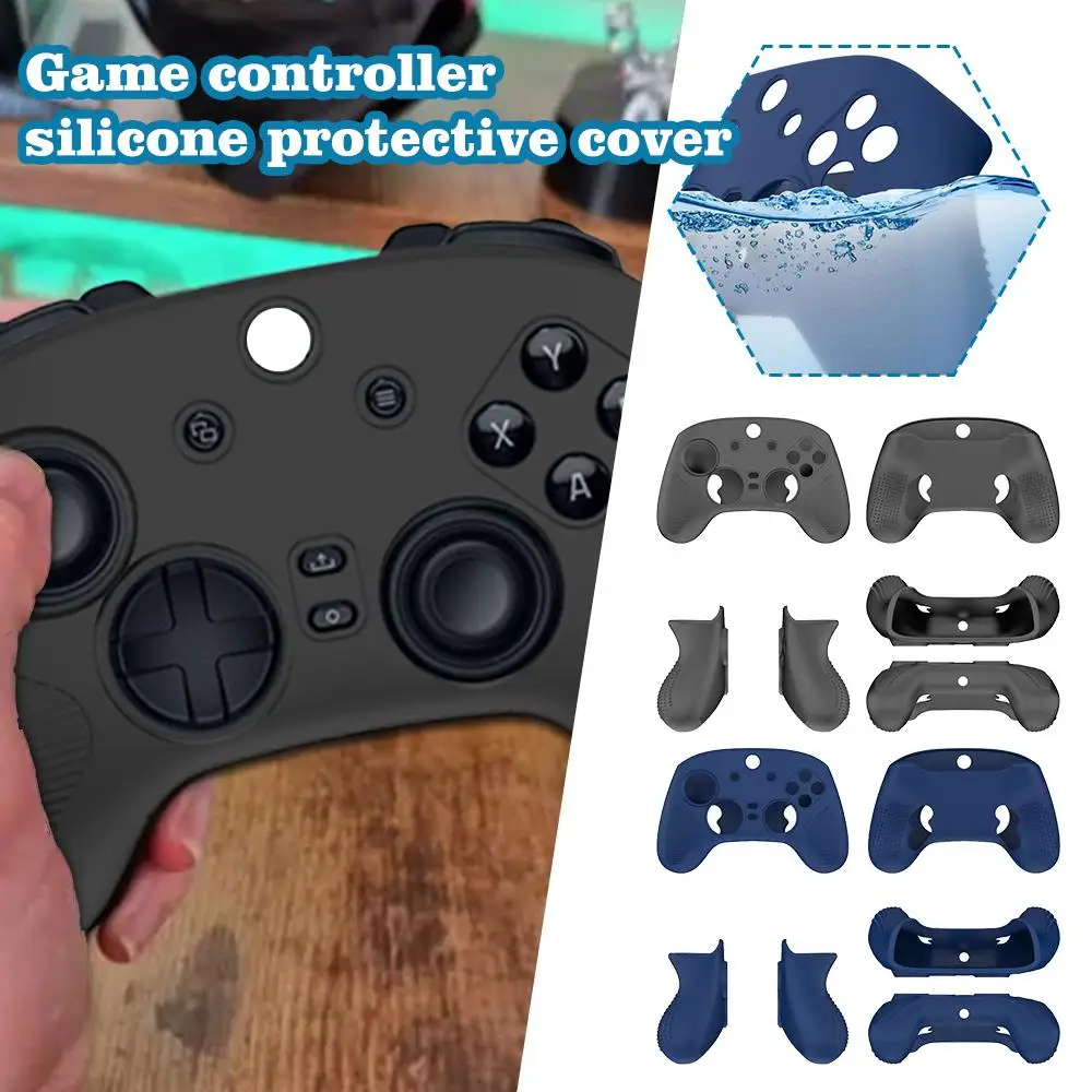 Suitable For Razer V3 Pro Gaming Controller Silicone Protective Case Anti Drop Dustproof Solid Color Simple G6J8