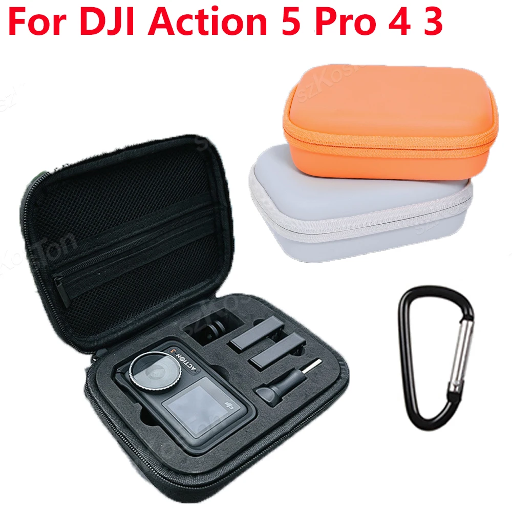 Сумка для хранения DJI Osmo Action 5 Pro, ручная веревка, портативная спортивная камера, портативная сумка для DJI Action 4 3, чехол, аксессуары