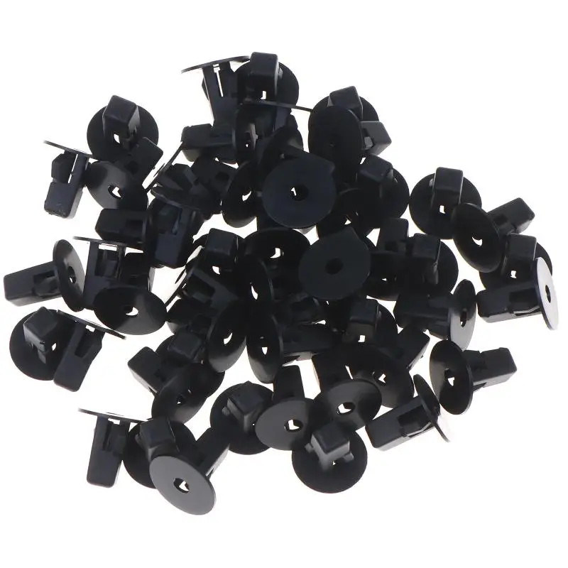 50 Stück Kotflügel-Spritzschutz-Clips, Schraubösen für 9018906013, Kfz-Kunststoffteile, spiralförmige Türverkleidungs-Clips, universell – Detail 5