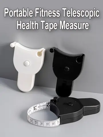 Portable Fitness Telescopic Health Tape Measure With Handle Torch Y-shaped Tape Measure Waist Circumference Tape Measure
