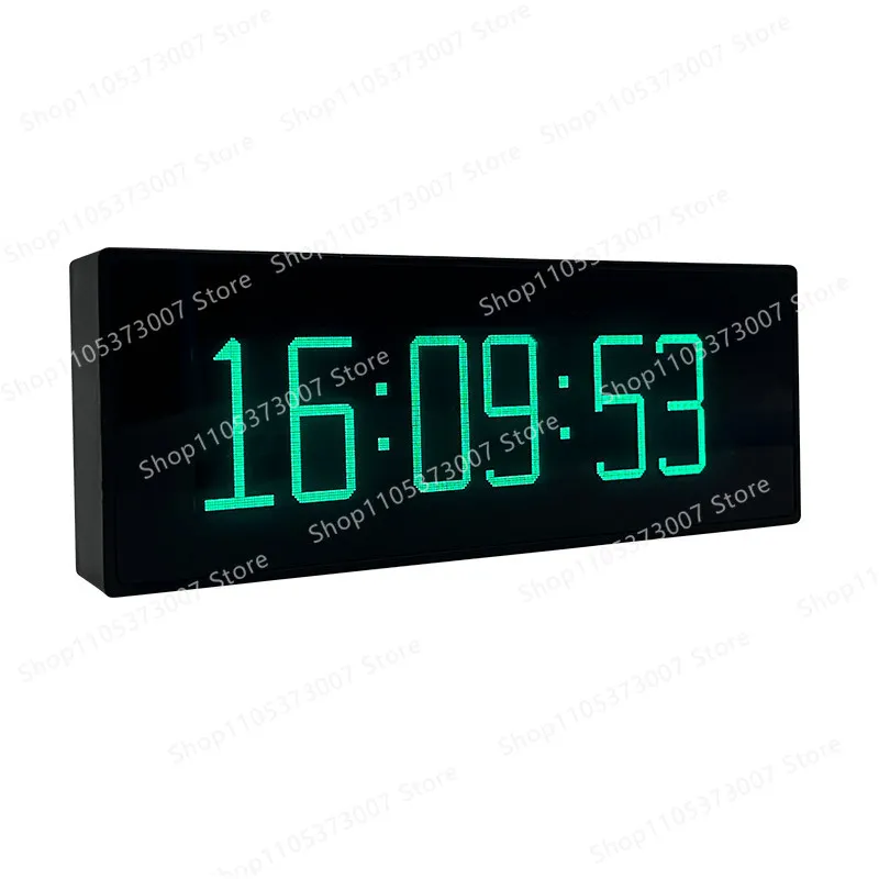 EO512 Voice-Controlled Music Spectrum Level Light WiFi Weather Forecast Clock Bluetooth Lyrics Green 5.5inch