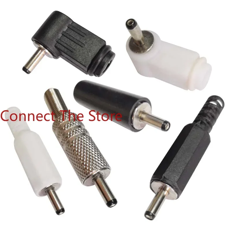 7PCS DC Power Right Angle Adapter 3.5*1.1*9MM Male Assembled 3511   Bend