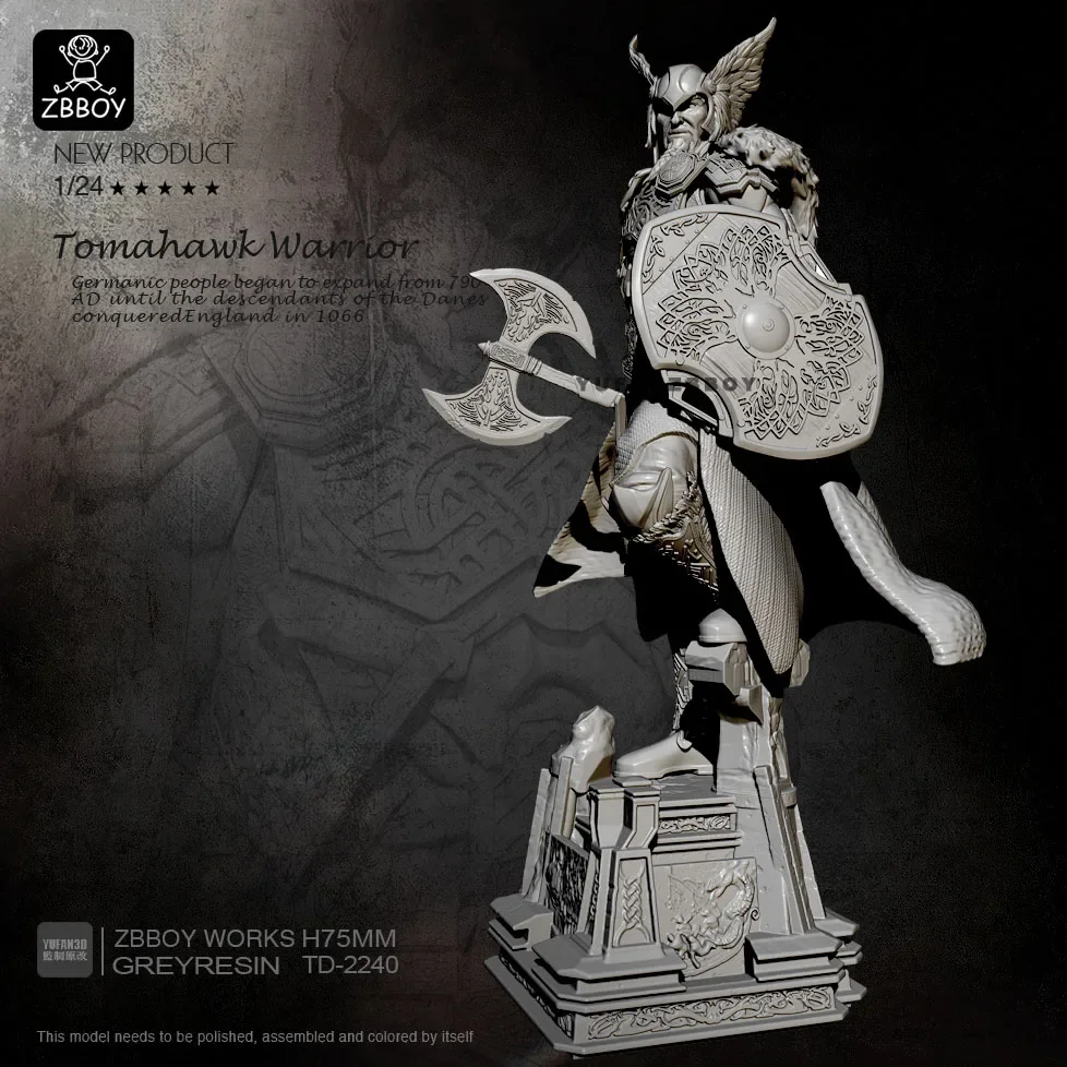 

1/24 наборы моделей из смолы, фигурка бесцветная и самособранная TD-2240