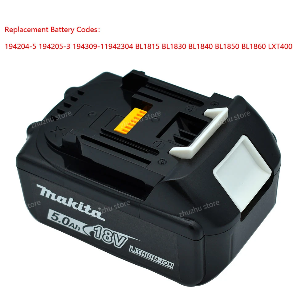 100% Original Makita 6Ah/5Ah/3Ah for Makita 18V Battery BL1830B BL1850B BL1850 BL1840 BL1860 BL1815 Replacement Lithium Battery