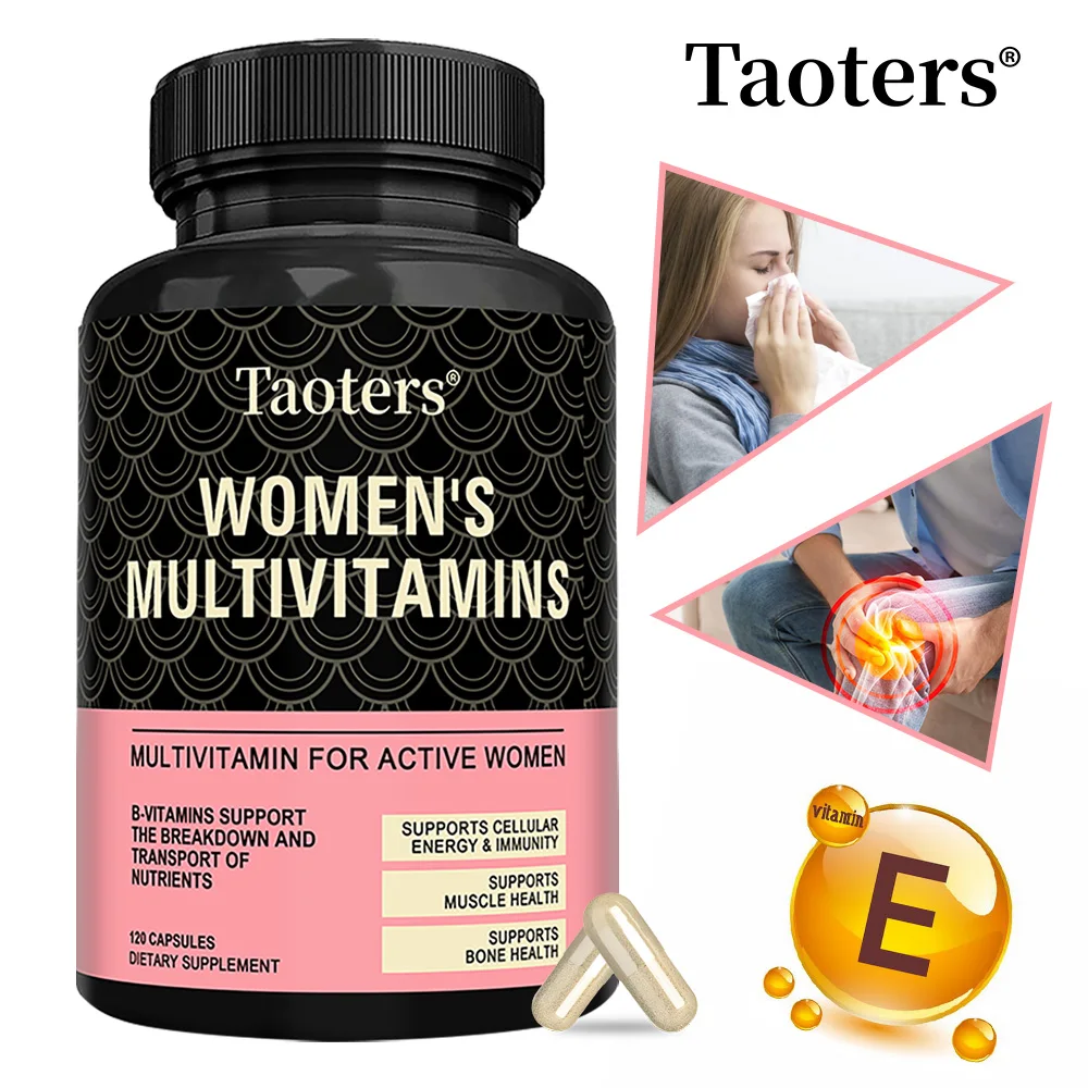 

Women’s Complete Multivitamin Capsules - Supports Brain, Heart, Digestive and Immune System Health and Boosts Metabolism