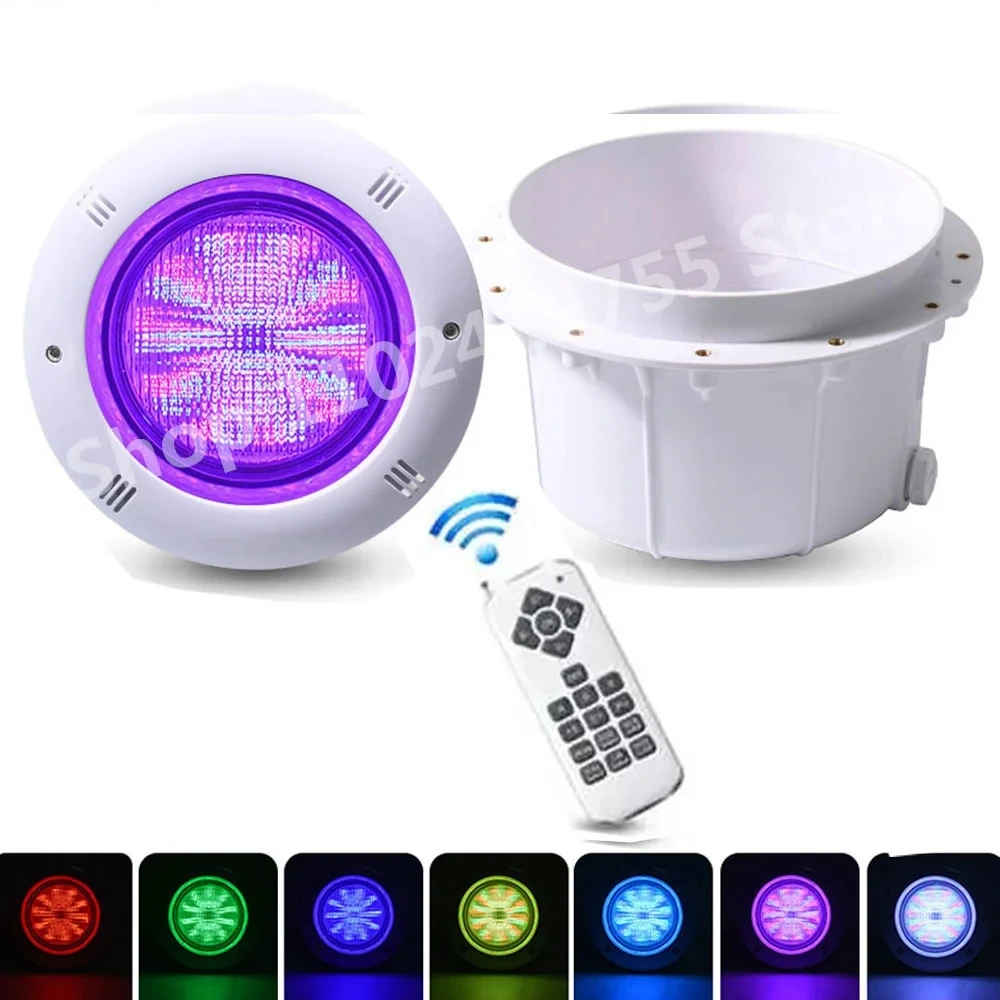 

18W 25W 35W RGB Underwater Lights LED Embedded Swimming Pool Lights IP68 Waterproof 12W 45W Colorful Remote Control Spotlights