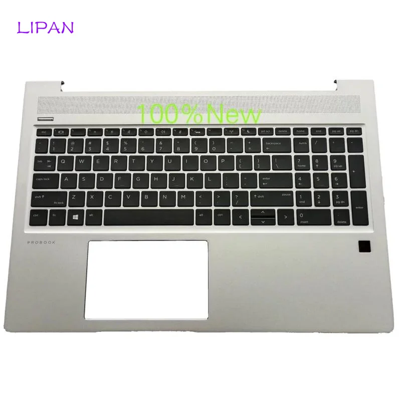 

L 1 шт. для HP ProBook 450 G6 450 G7, верхняя подставка для рук с клавиатурой с подсветкой L45090-001