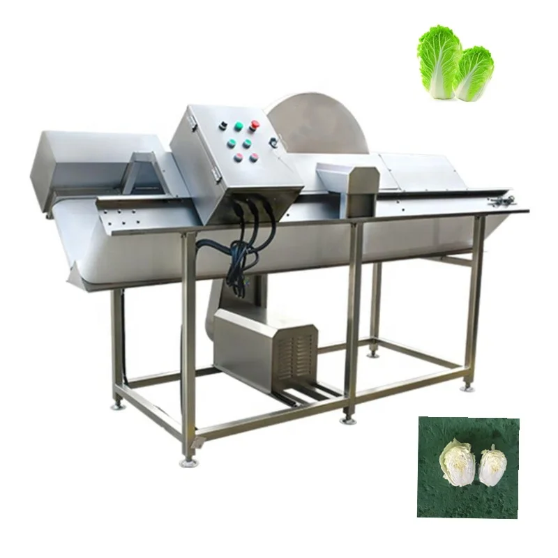 

Custom Stainless Steel Sauerkraut Cabbage Tomato Red Yellow Green Pepper Half Cutting Machine Vegetable Half Cutting Machine