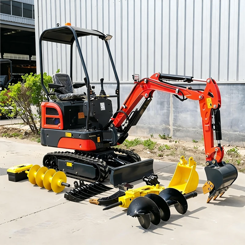 

Мини-экскаватор 1,0 тонны с двигателем Kubota, стандарт EPA/Euro 5, для сельского хозяйства и строительства, мини-экскаваторы Kubota, европейские экскаваторы.