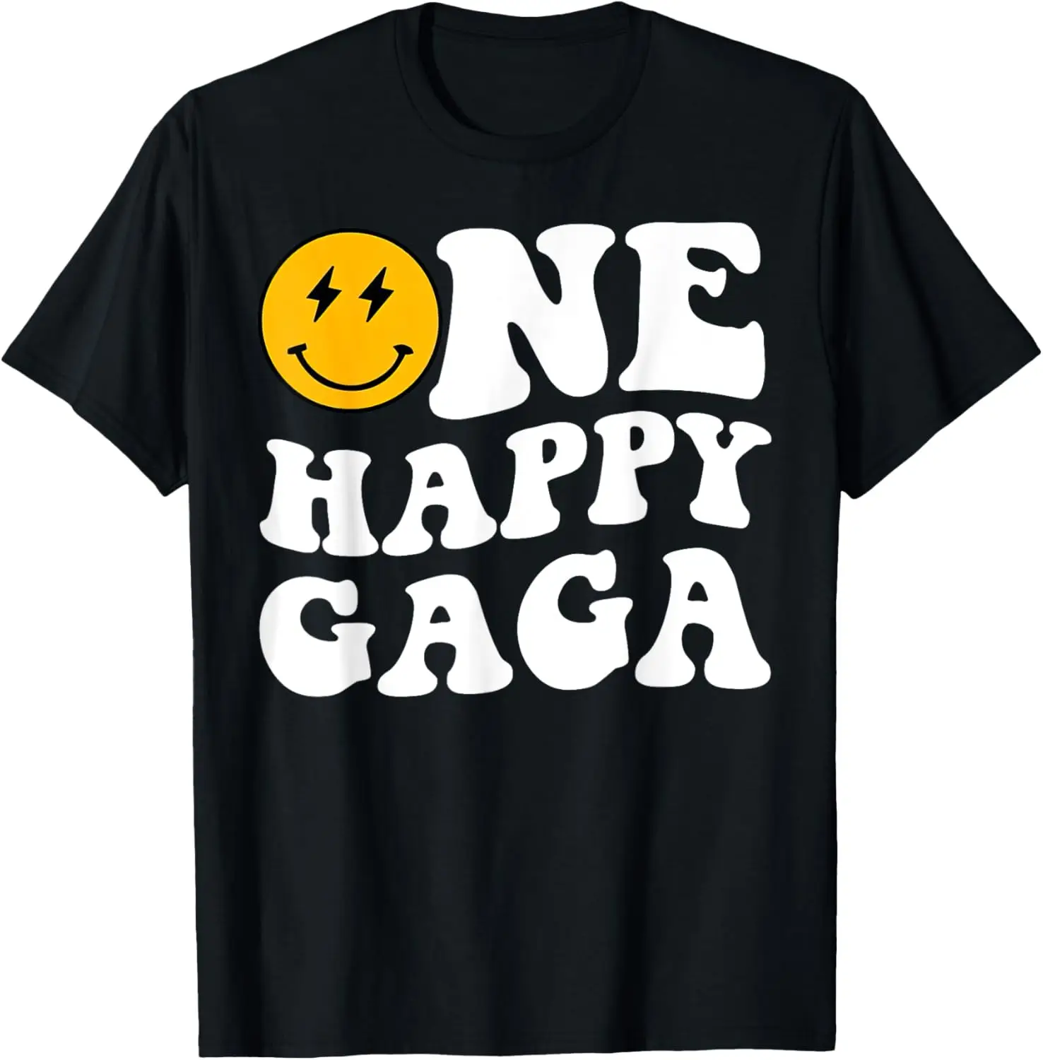 One Happy Dude 1st Birthday One Cool Gaga Family Matching T-Shirt