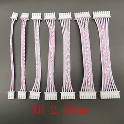 JST XH 2.54mm Pitch 2/3/4/5/6/7/8/10/12 Pin Female to Female Connector with 26AWG Red White Wire Cable XH2.54 Double-ended Plugs